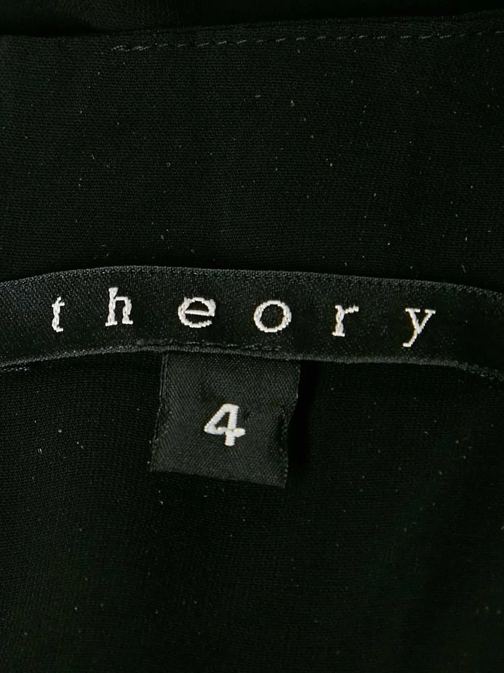 Pre-owned Theory  Sleeveless Midi Dress In Black