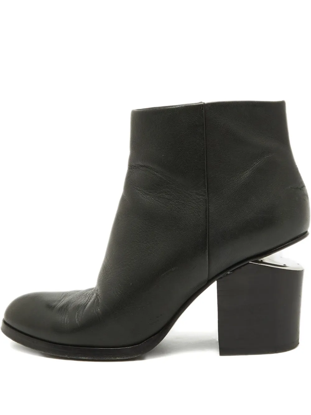 Alexander Wang pre-owned 85mm leather cut-out ankle boots - ブラック Alexander Wang pre-owned 85mm leather cut-out ankle boots - ブラック