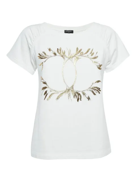 CHANEL Pre-Owned 2024 printed T-shirt