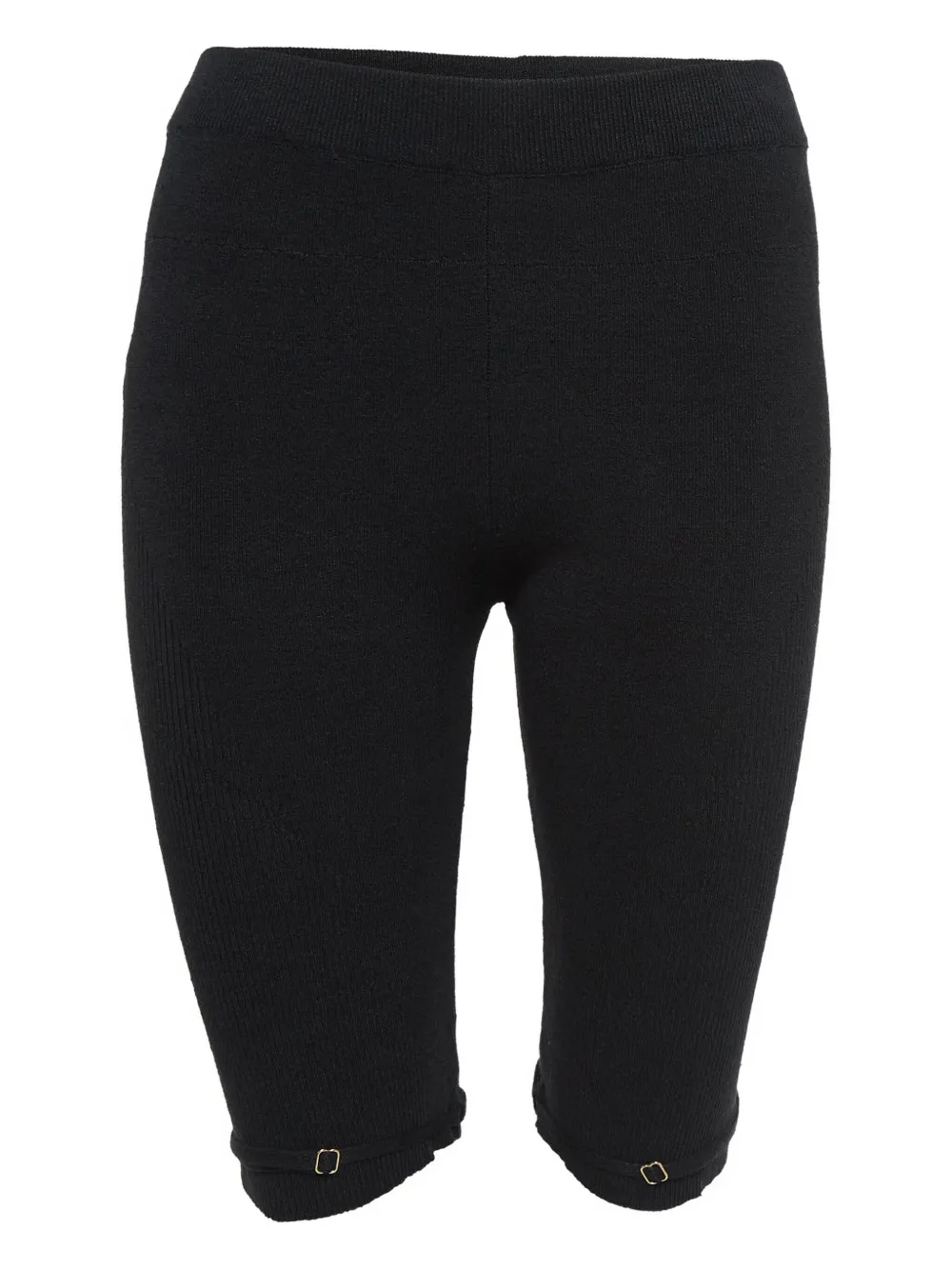 Jacquemus Pre-Owned ribbed detail shorts | Black | Image 1