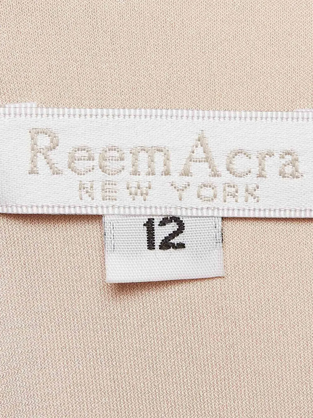 Pre-owned Reem Acra Sequin Ruched Mini Dress In Silver