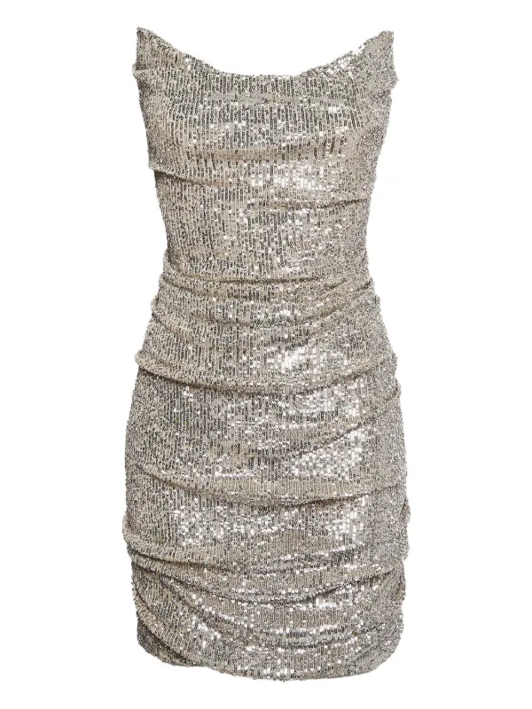 reem acra cocktail dress Reem Acra Satin Beaded Belt Cocktail Dress