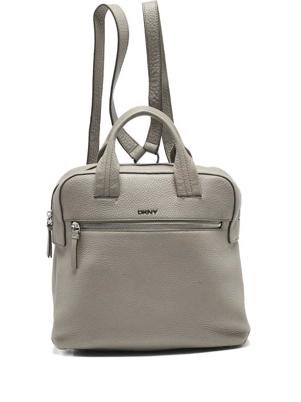 Pre-owned Dkny Vintage Leather Backpack