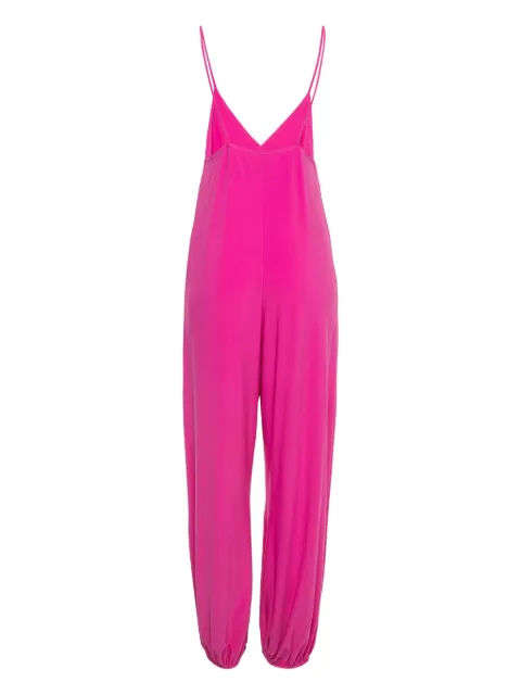 Norma Kamali Vintage V-neck cuffed jumpsuit