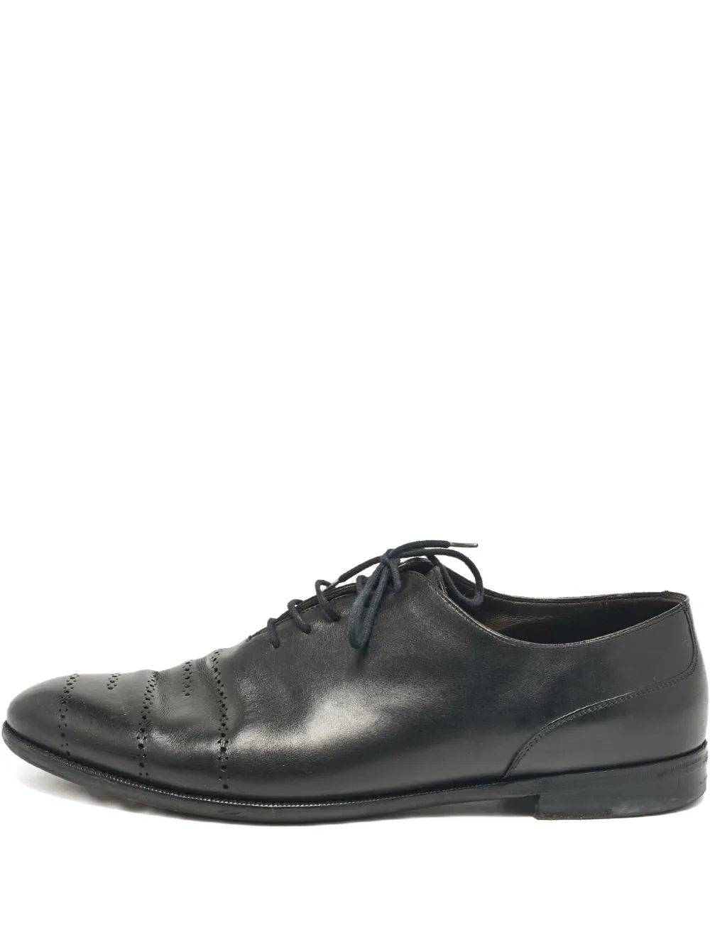 leather lace-up Oxford shoes