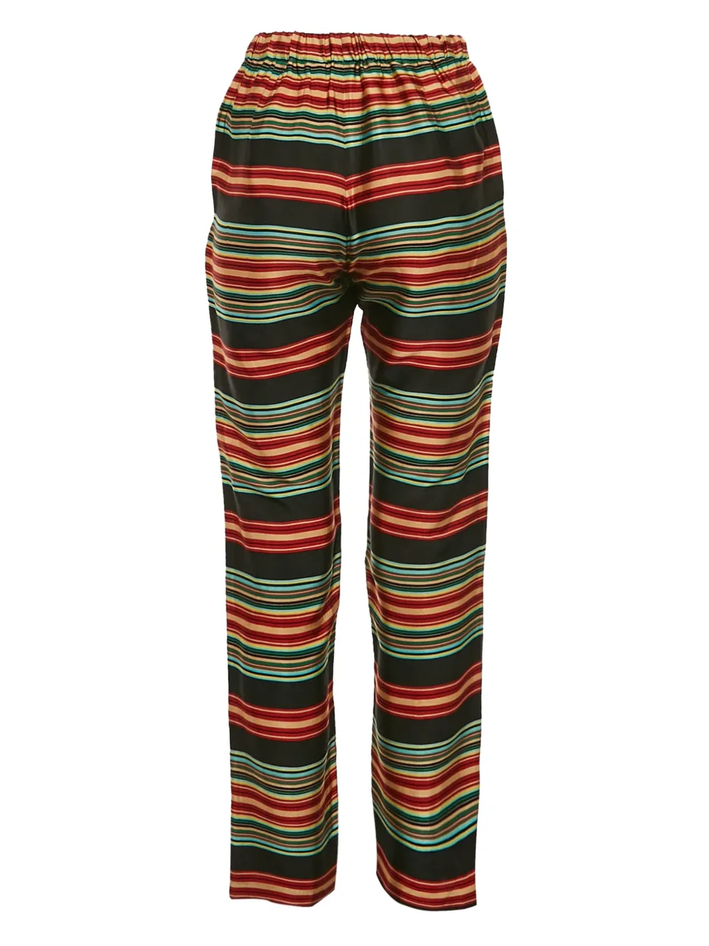 Dries Van Noten Pre-Owned striped satin trousers | Image 2