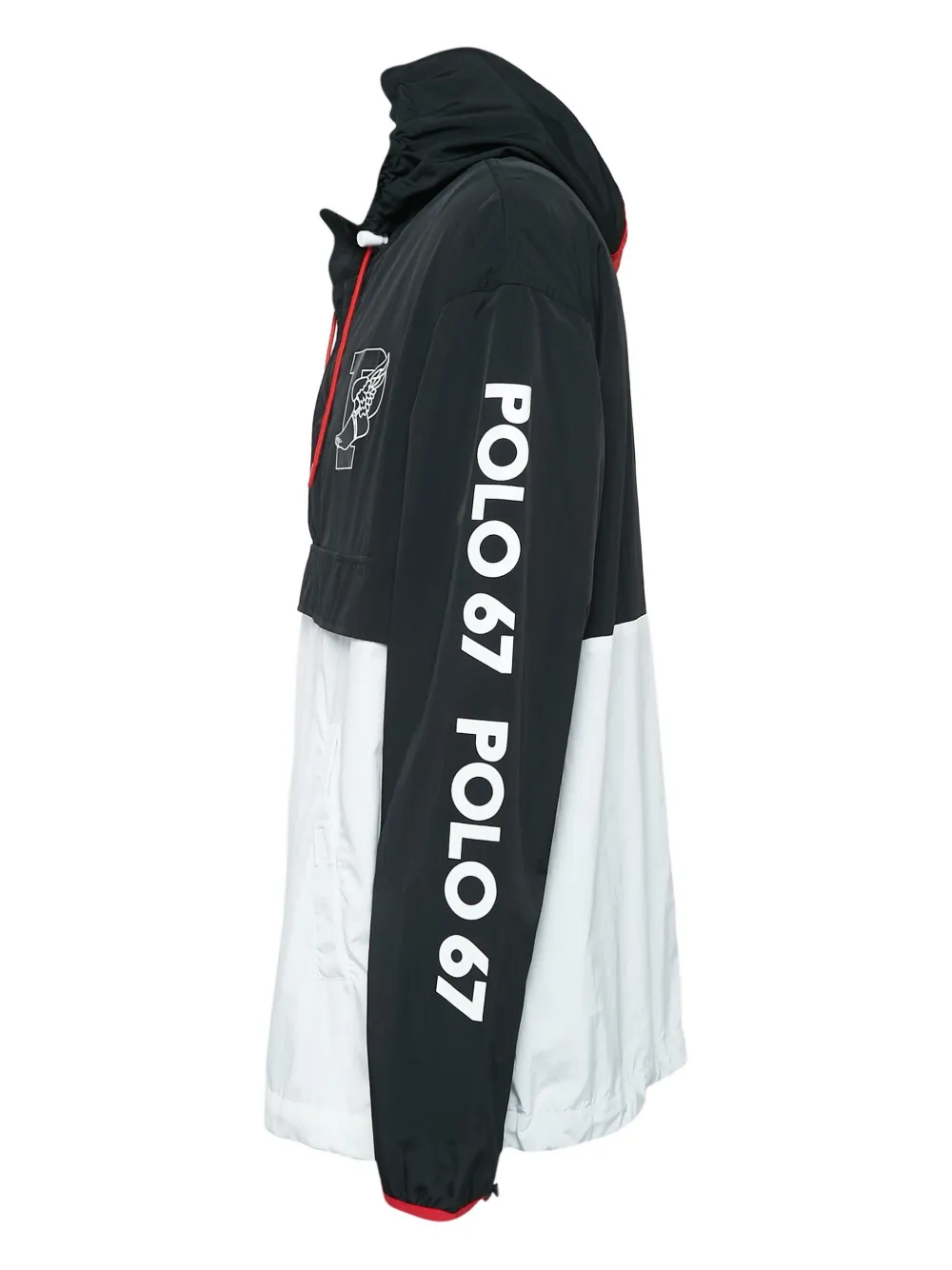 Polo Ralph Lauren winged logo half zip jacket | Image 2