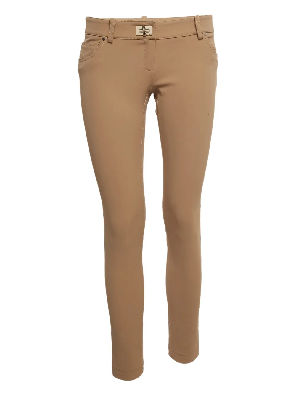 Pre-owned Elisabetta Franchi  Turn-lock Trousers