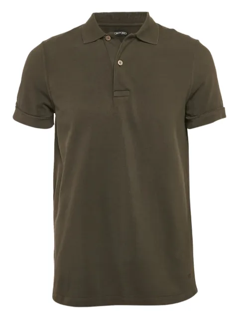TOM FORD 2024 pre-owned cotton piqué polo shirt
