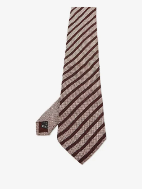 Versace Pre-Owned diagonal-stripe pattern tie