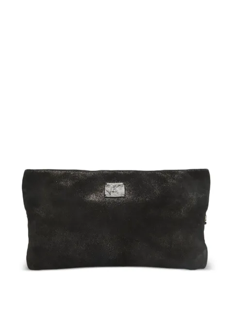 Giuseppe Zanotti Vintage suede zip clutch