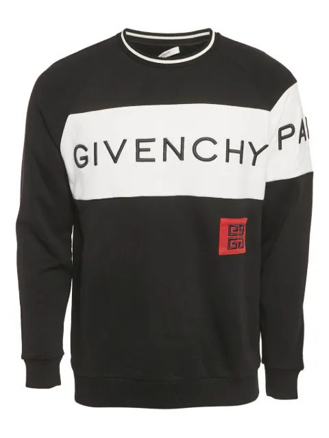Givenchy Pre-Owned panel embroidery sweatshirt