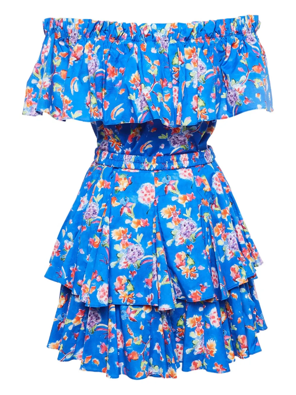 Caroline Constas floral ruffled mini dress | Image 2