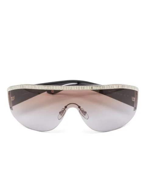 Versace Pre-Owned lentes de sol con armazón oversize y cristales