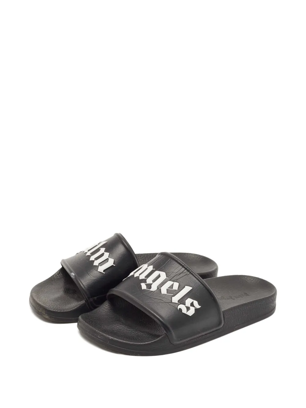 Palm Angels logo leather slides | Image 2