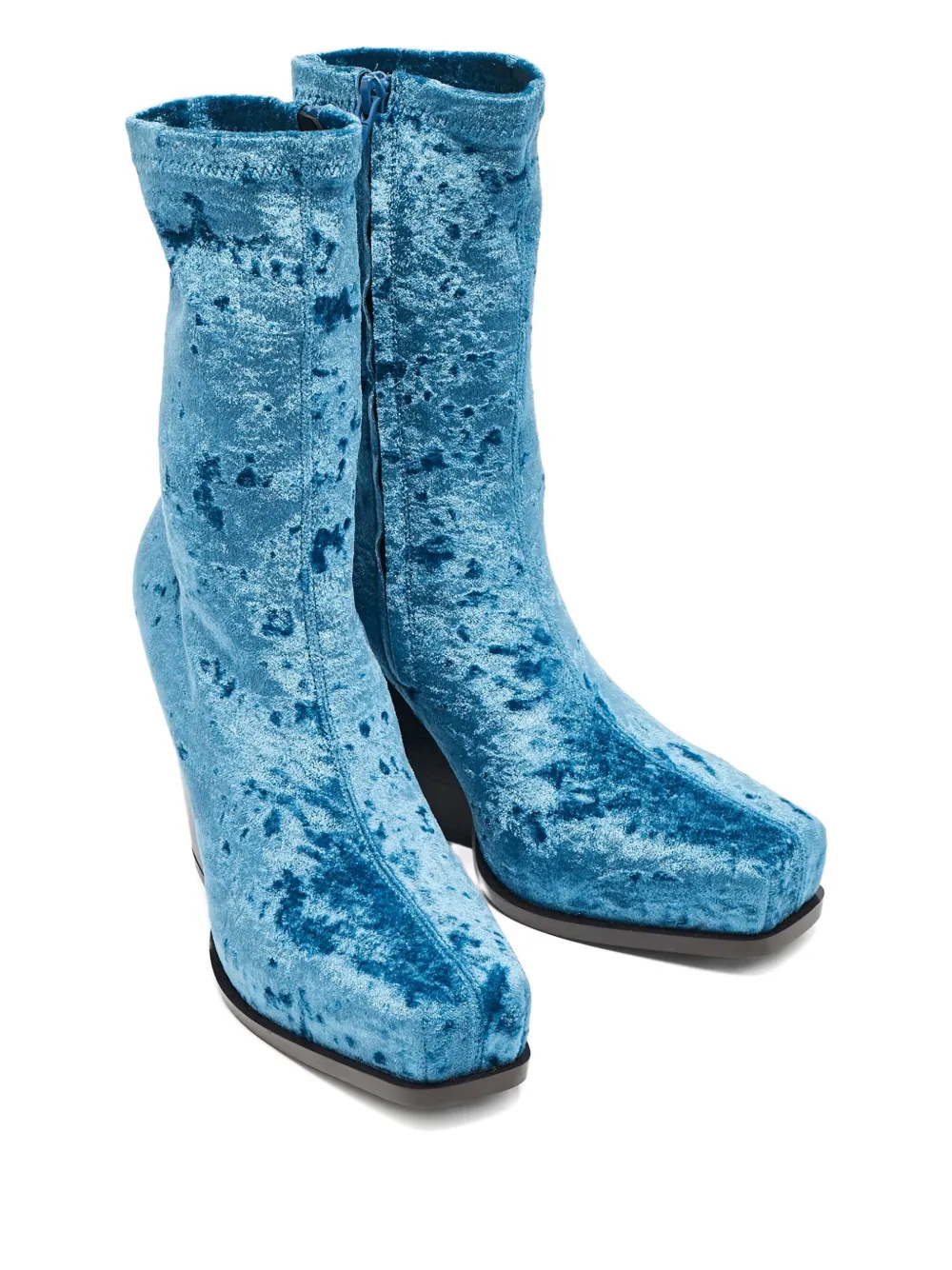Stella McCartney Pre-Owned 100mm Groove velvet boots | Image 2