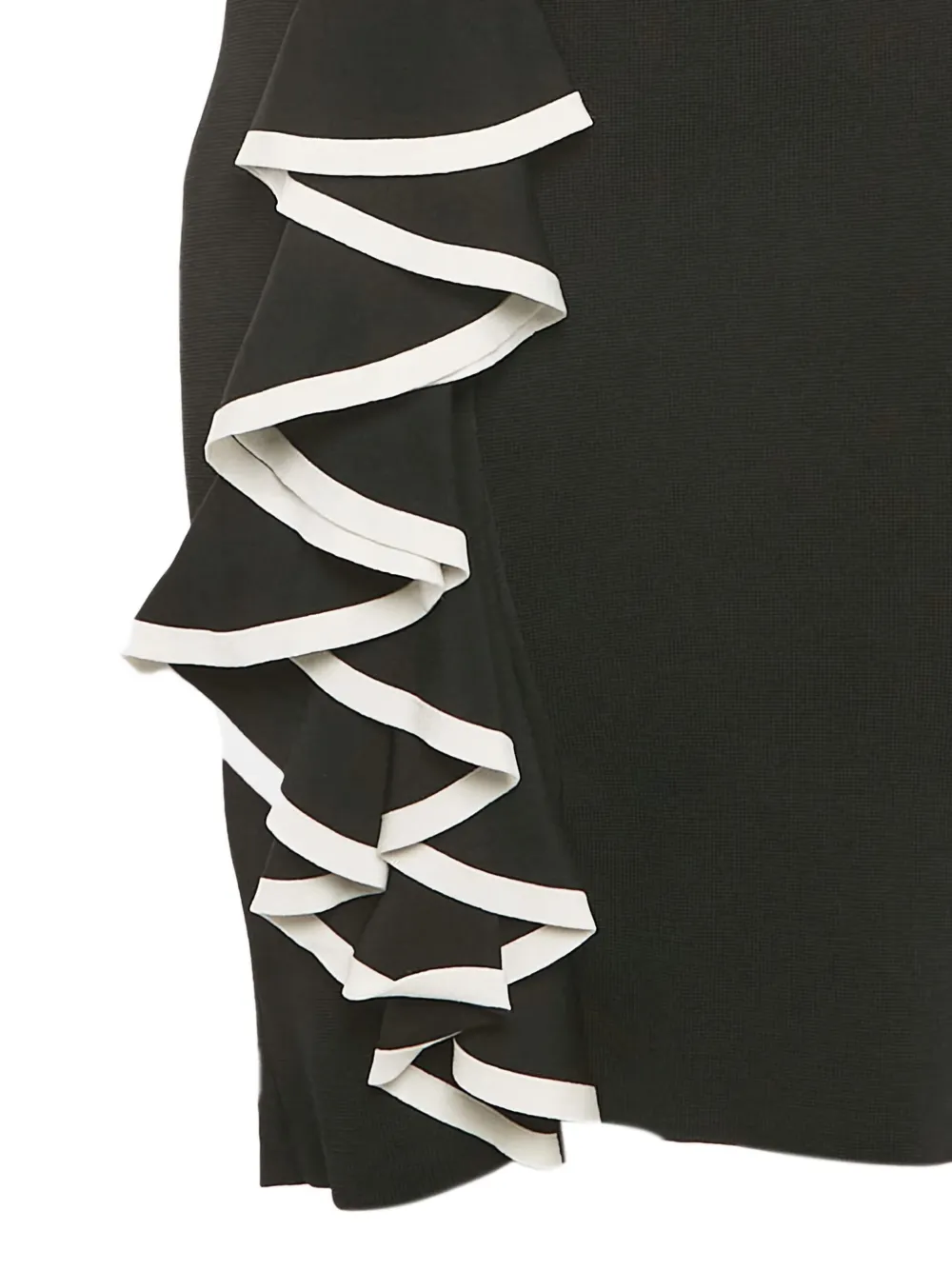 Carolina Herrera Vintage ruffle-detail pencil skirt | Image 2