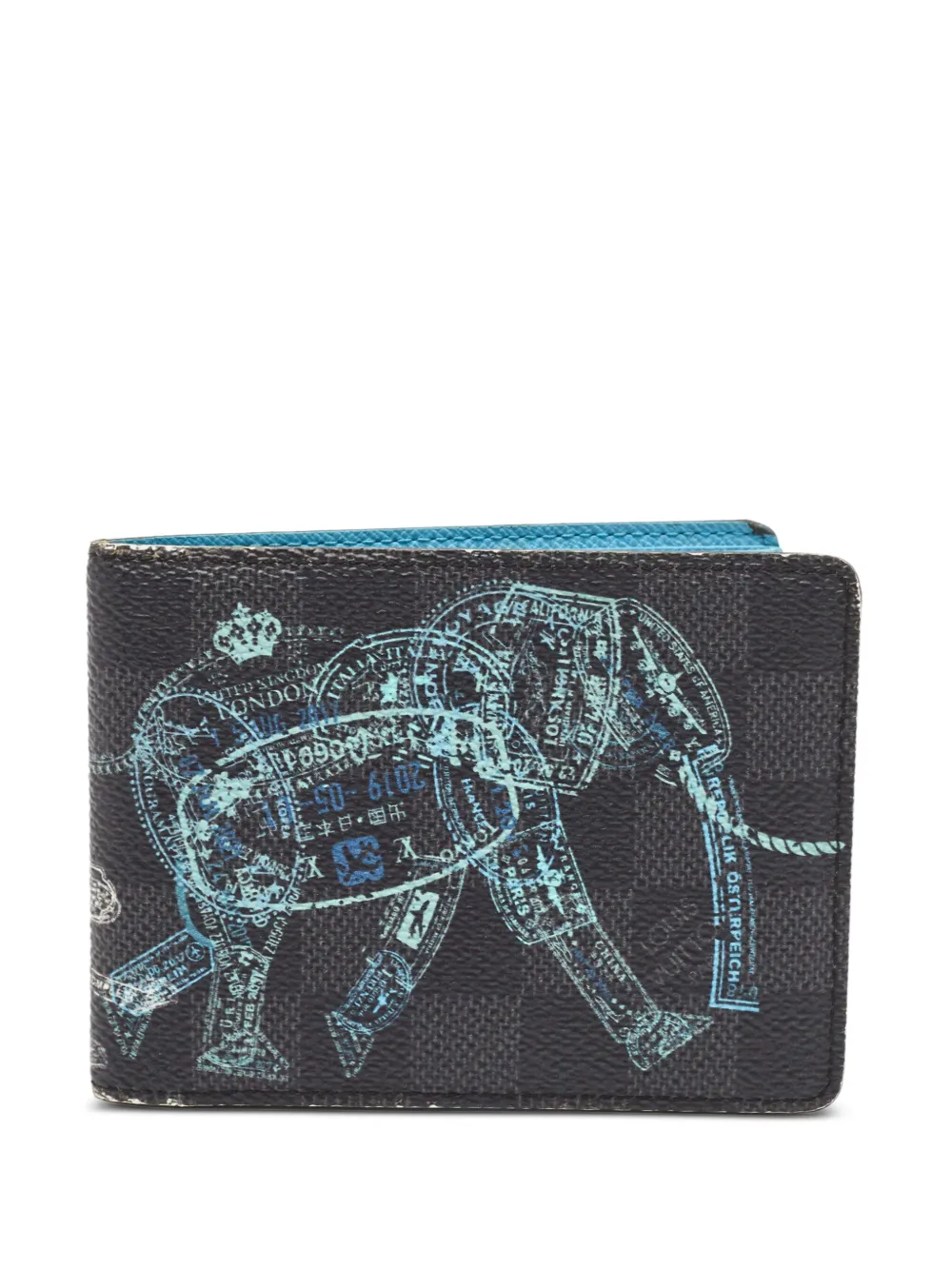 Louis Vuitton Pre-Owned ダミエ財布 - ブラック Louis Vuitton Pre-Owned ダミエ財布 - ブラック