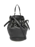 Pre-Owned Alexander Wang leather studded bucket bag - Black