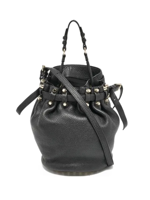 Pre-Owned Alexander Wang leather studded bucket bag