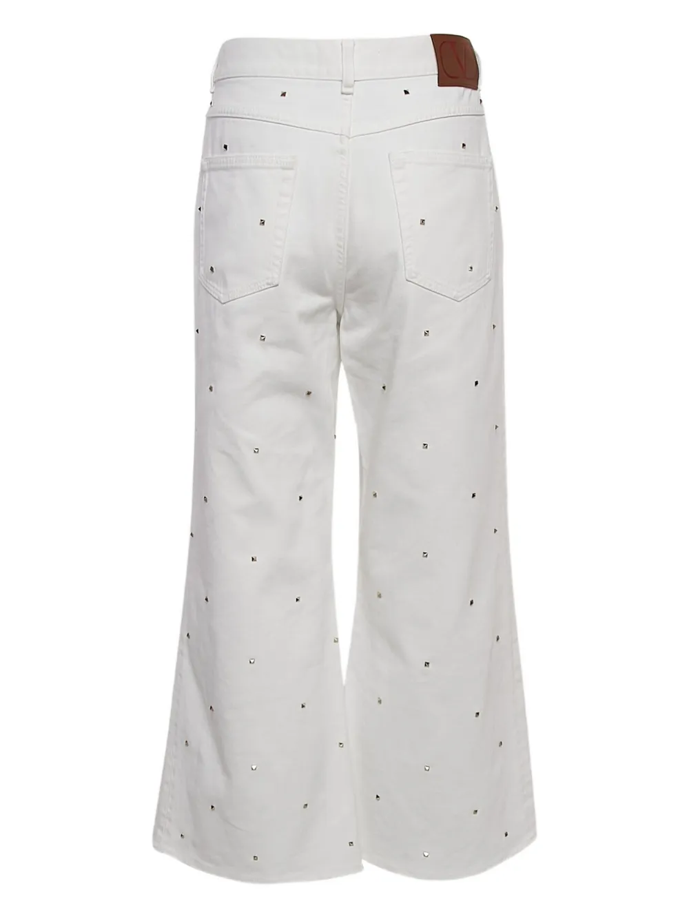 Valentino Garavani Pre-Owned Jeans met studs - Wit