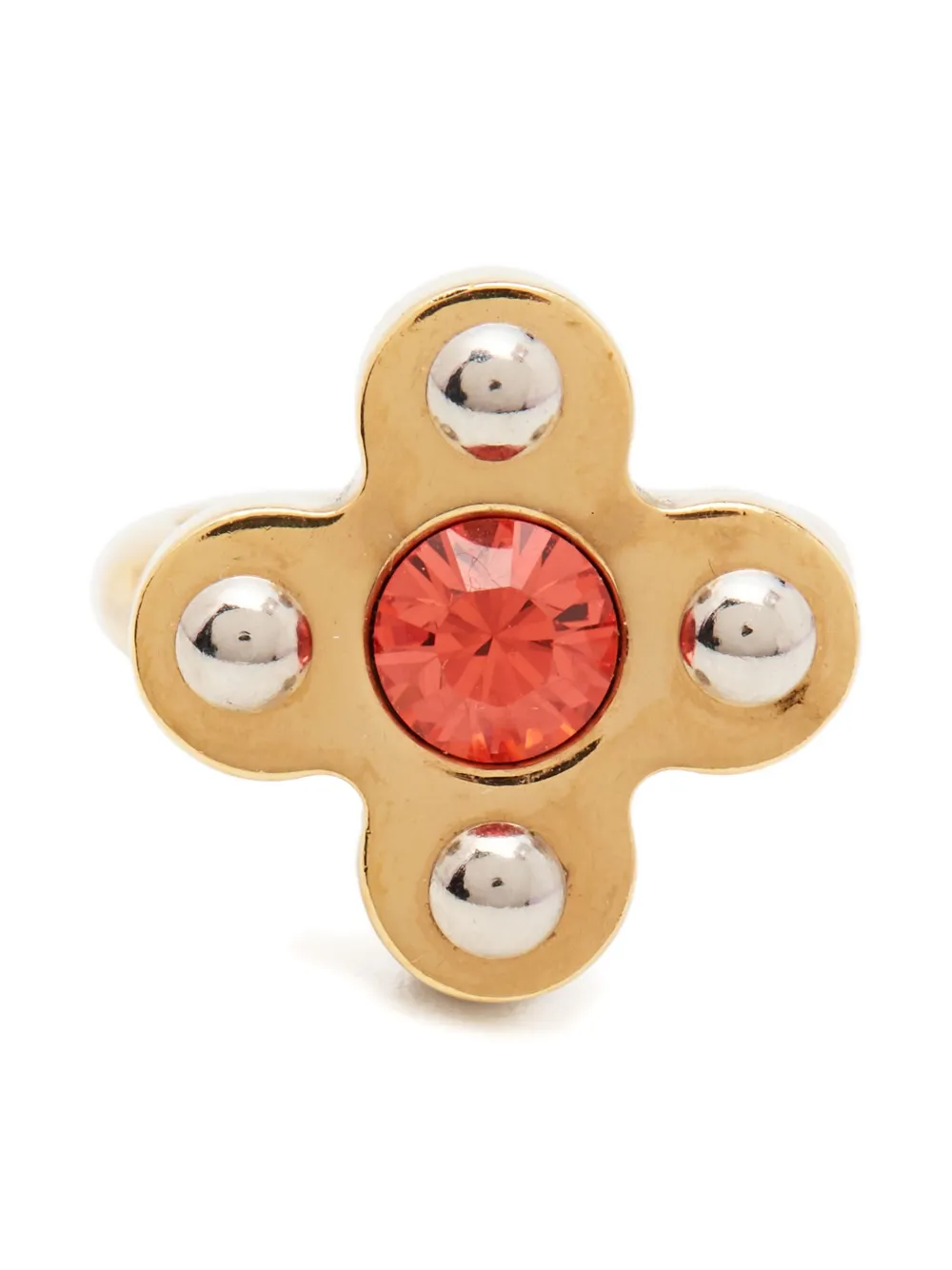 Pre-owned Louis Vuitton Flower-design Ring