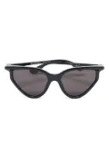 Balenciaga Pre-Owned geometric-frame sunglasses - Black