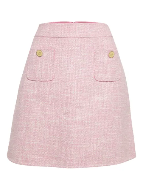 SANDRO tweed pocket-detail skirt