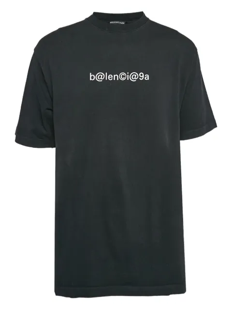 Balenciaga Pre-Owned 코튼 그래픽 프린트 티셔츠
