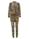 Just Cavalli patterned silk jumpsuit - Green