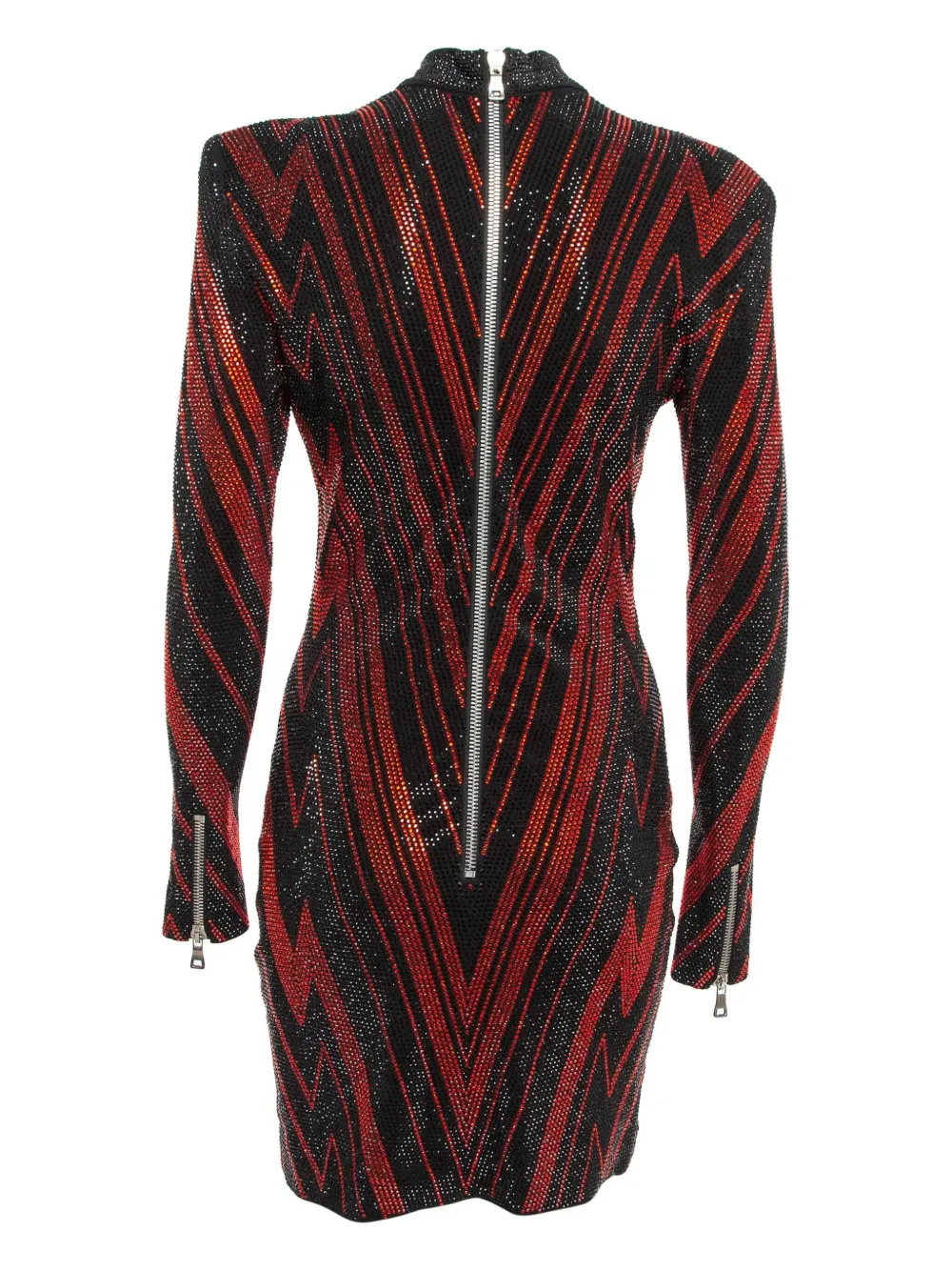 Balmain Pre-Owned Mini-jurk verfraaid met kristallen - Zwart