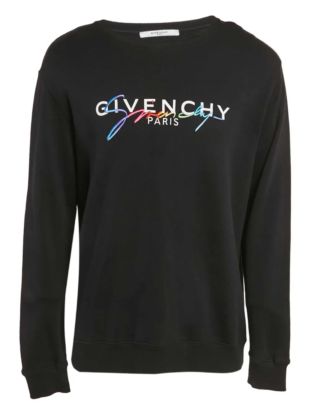 Givenchy Pre-Owned embroidery sweatshirt | Black | Image 1