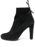 Stuart Weitzman 100mm suede back tie boots - Black