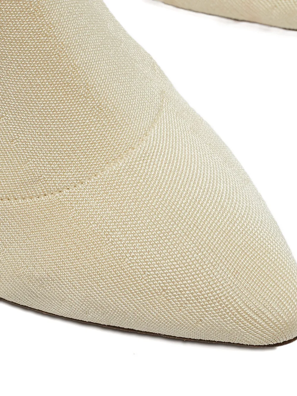 ADIDAS ORIGINALS Pre-owned 100mm Knit Block-heel Ankle Boots In Neutral