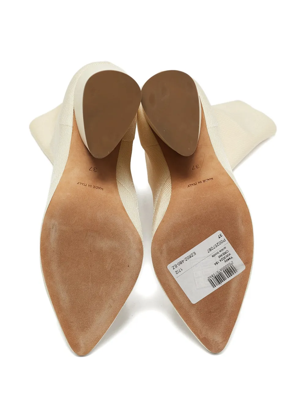 ADIDAS ORIGINALS Pre-owned 100mm Knit Block-heel Ankle Boots In Neutral