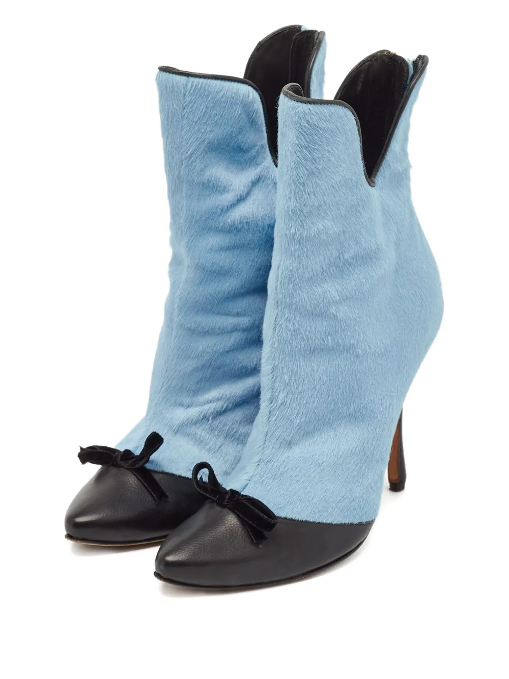 Manolo Blahnik 110mm bow ankle boots | Image 2