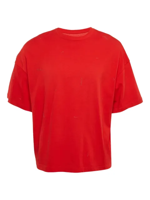 Jacquemus Pre-Owned x Nike logo-embossed cotton T-shirt