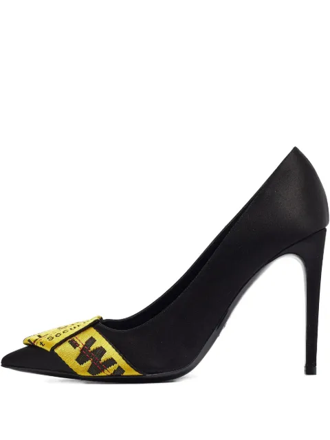 Off-White Pre-Owned Satin-Pumps mit Schleifendetail 110mm