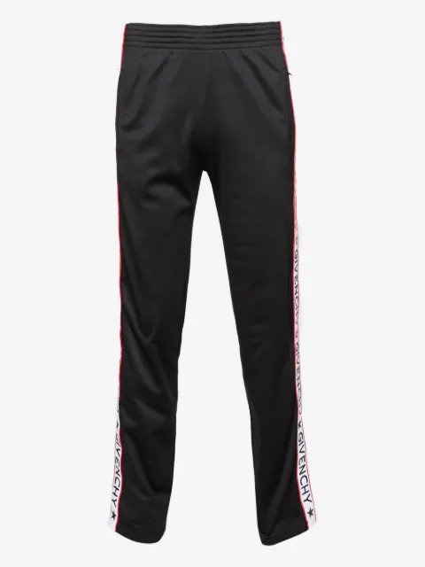 Givenchy Pre-Owned logo-tape track pants