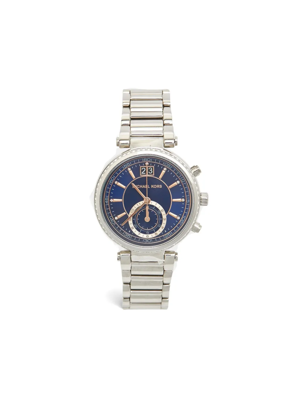 Michael Kors Vintage Sawyer 39mm - ブルー Michael Kors Vintage Sawyer 39mm - ブルー