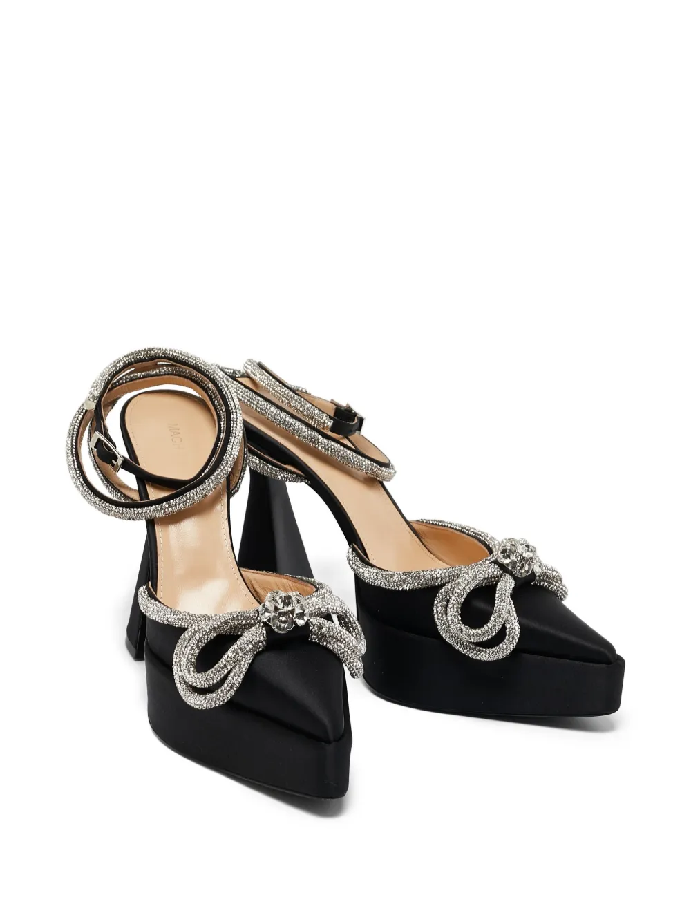 MACH & MACH Pre-owned 130mm Crystal Bow pumps | Image 2