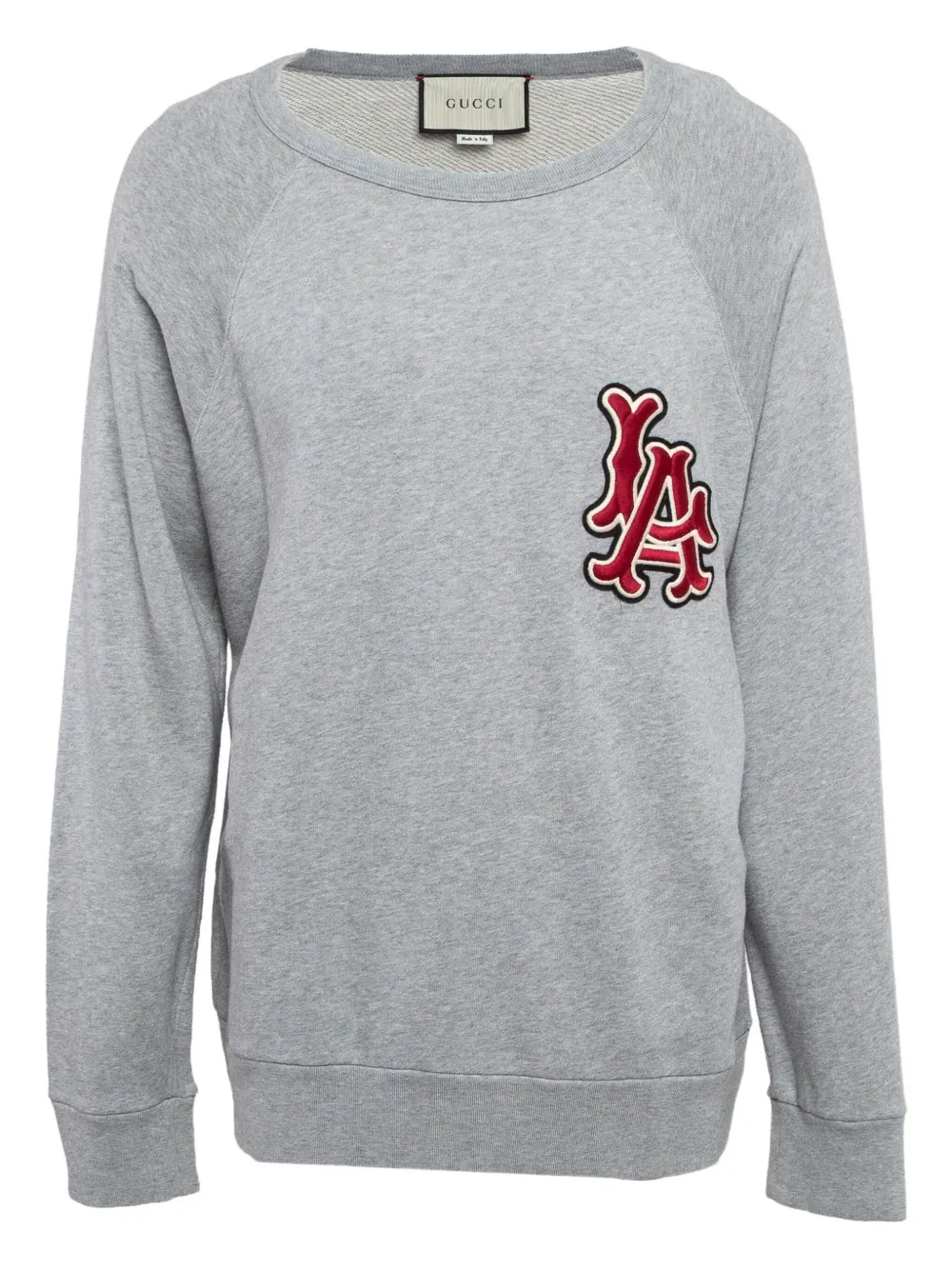 Gucci Pre-Owned 2024 embroidered sweatshirt | Grey | Image 1