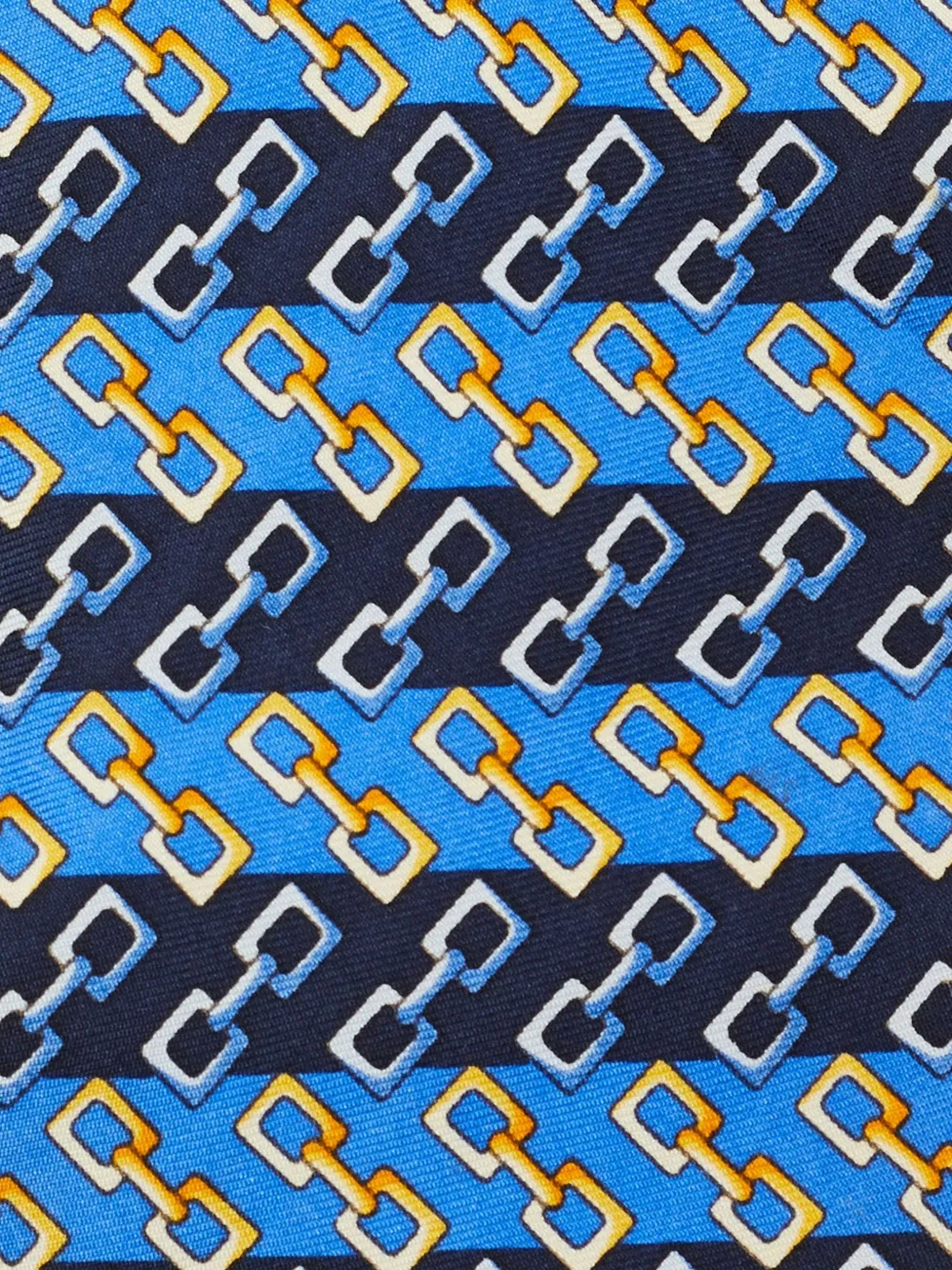 Burberry Pre-Owned link-pattern silk tie | Image 2