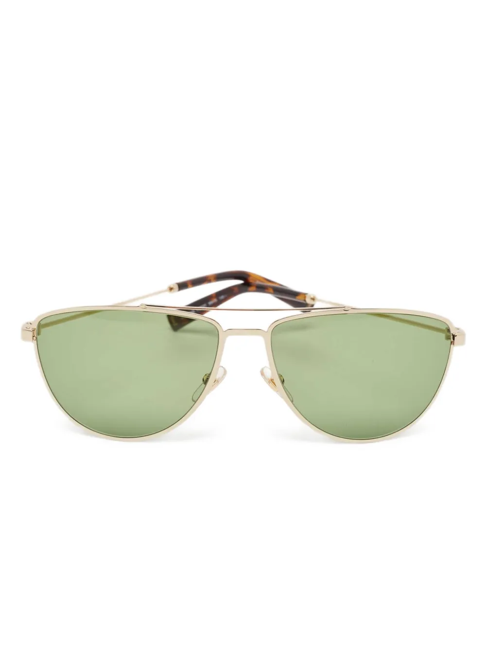 Givenchy Pre-Owned geometric-frame sunglasses | Gold | Image 1