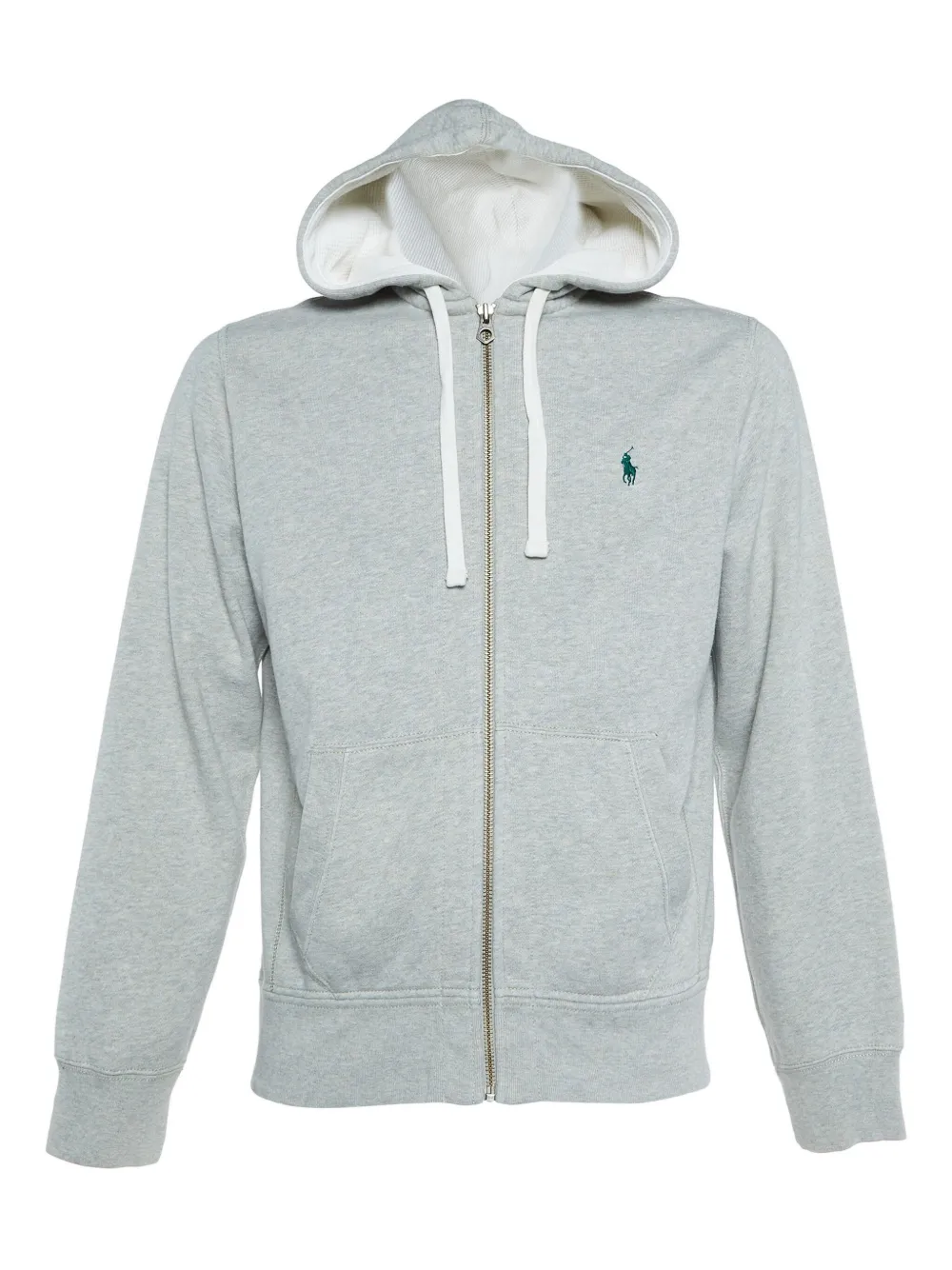Polo Ralph Lauren Vintage Pre-Owned zip-up hoodie | Grey | Image 1
