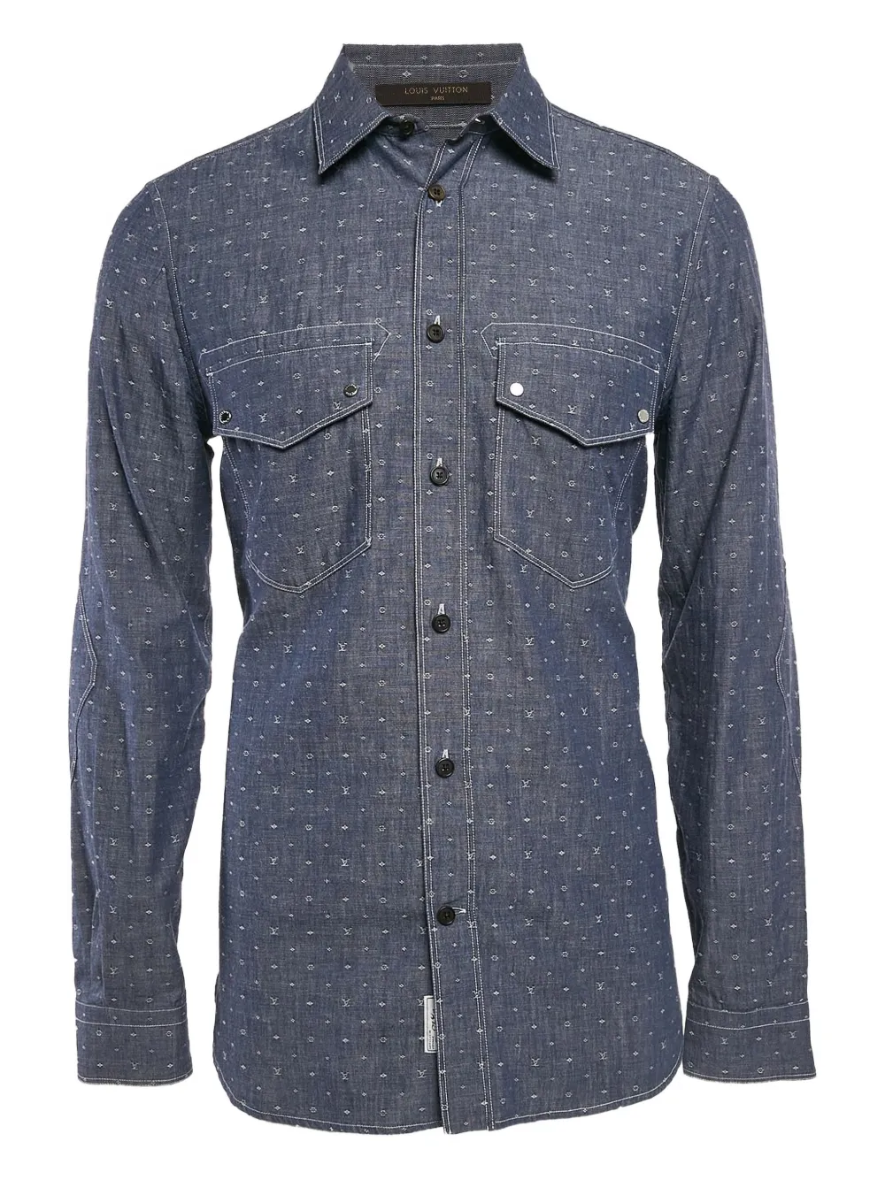 Dobby denim shirt