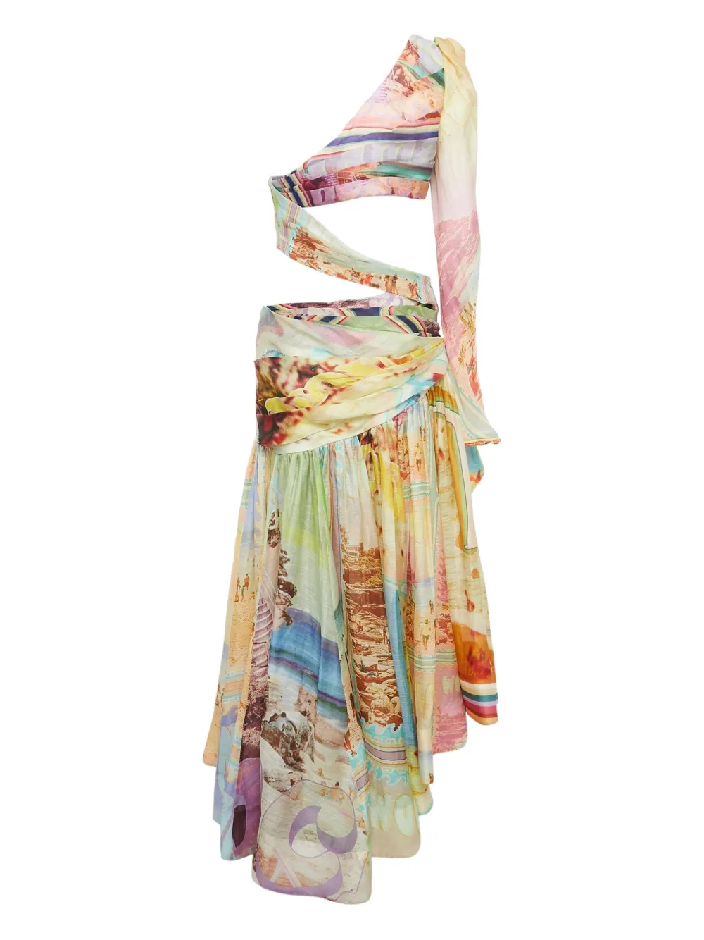 ZIMMERMANN cut-out graphic-print dress | Day Dresses | Image 2
