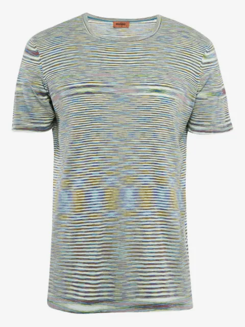 Missoni Pre-Owned striped cotton T-shirt