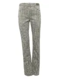 Givenchy Pre-Owned jacquard pattern trousers - White