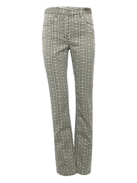 Givenchy Pre-Owned jacquard pattern trousers